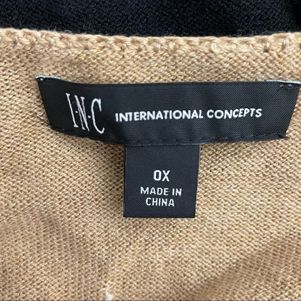 INC light weight color block sweater, NWT, 0X NWT - image 3